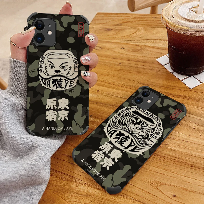 

Harajuku Tokyo Shockproof Case For iPhone 12 Pro Max Mini 11 Pro Max X XR XS MAX SE2020 8 7 Plus 6 6S Plus Soft Phone Cover Case