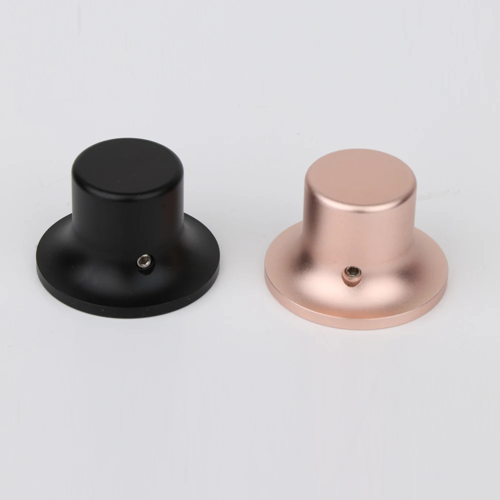 Hi end 40x24мм Твердый алюминиевый Потенциометр ручка регулировки громкости Ручка