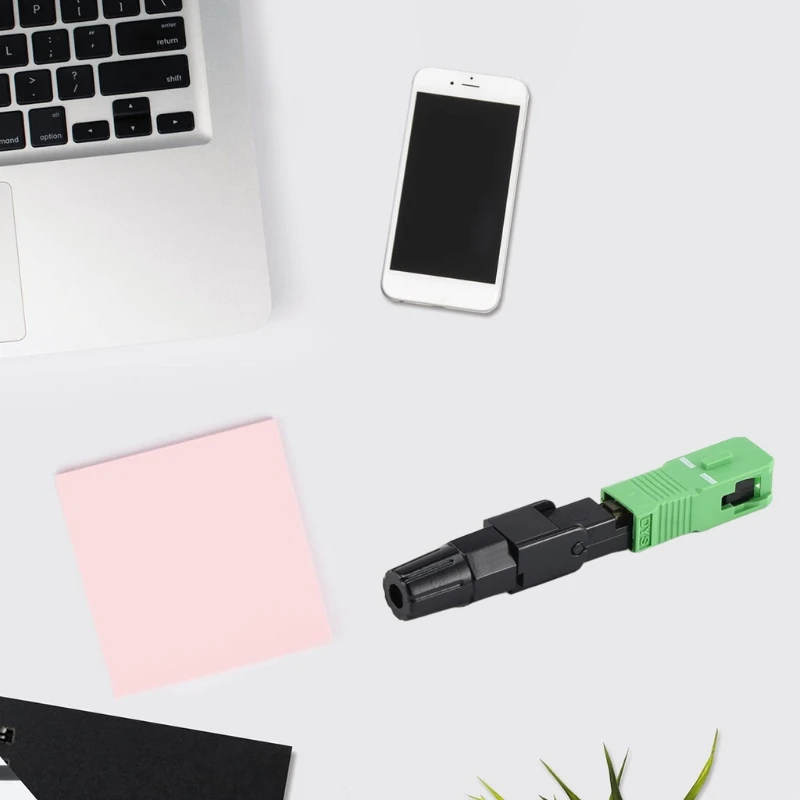 

60mm ABS 100 Pcs Save Time and Energy SC/APC Quick Connector Long Cold Connector for FTTH Connector Tool