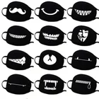 10 шт., противопылевая маска для рта для мужчин и женщин, симпатичная маска с имитированными зубами и смайликом, респиратор, креативная хлопковая декоративная маска для путешествий