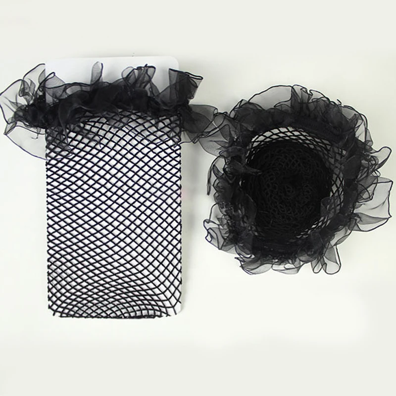 

Sexy Women's Hosiery Lace Top Stay Up Thigh High Stockings Vintage Hosiery Lace Mesh Black and White Stockings Girl Long Sock