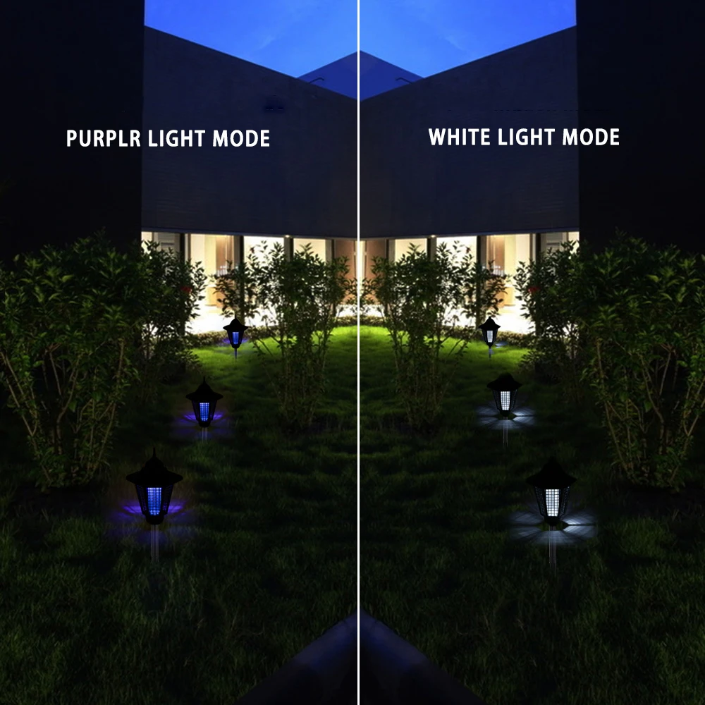 Открытый солнечный светильник с 2 режимов IP65 Водонепроницаемый электрическая