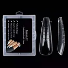 Формы для ногтей 12060 шт. в коробке, формы для наращивания французских типсов, полиуф-гель для декоративных накладных ногтей сделай сам