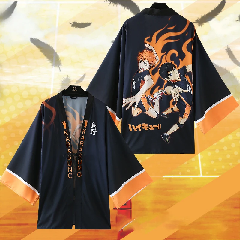 

Haikyuu Volleyball Sport Anime To The Top Cosplay Costume Hinata Shouyou Volleyball Cape Tobio Kageyama Cloak Karasuno High Team