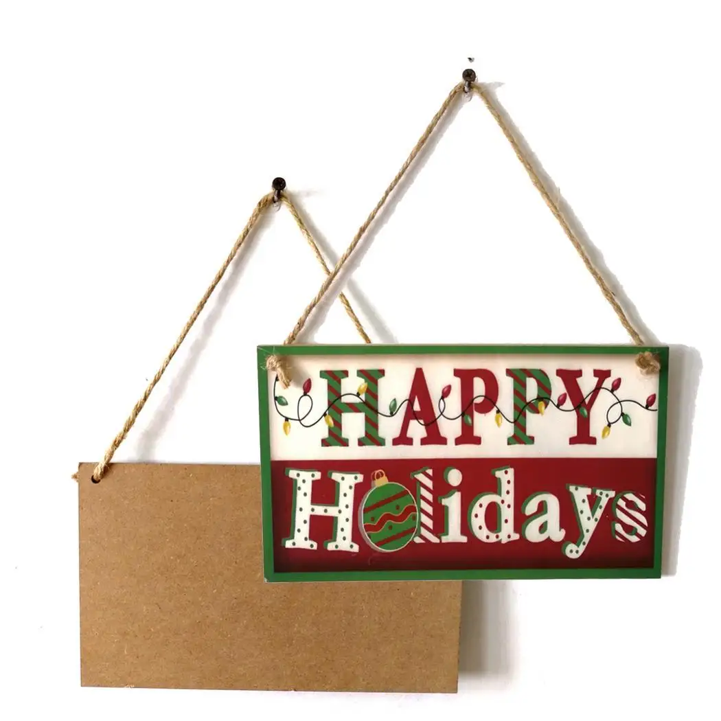 Подвесная деревянная подвеска для Хэллоуина украшения дверей на стену