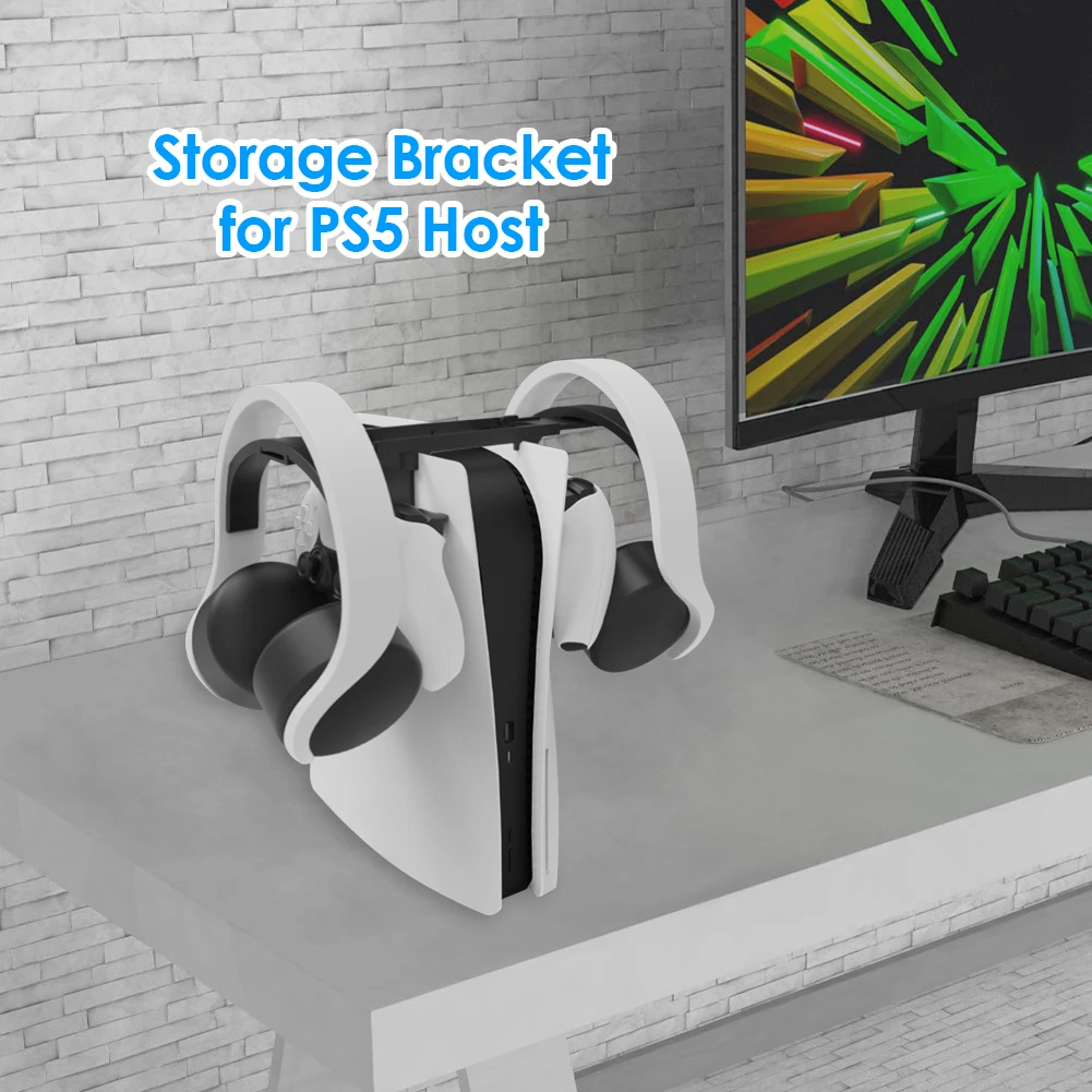 Game Controller Bracket Earphone Storage Rack Disc bracket Suitable For Sony PS5 Console To Increase The Level Of Support | Электроника