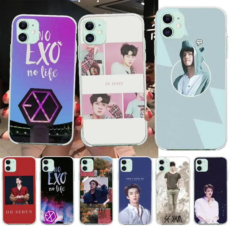 

EXO Sehun Phone Case for iphone 12 Mini SE 2020 5 5S 6 6S Plus 7 8 Plus X XR XS 11 Pro Max Fundas Coque cover