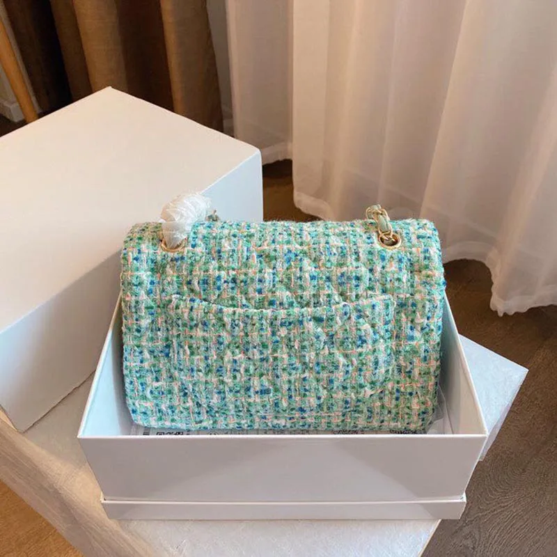 Роскошная женская сумка через плечо на цепочке модная маленькая квадратная