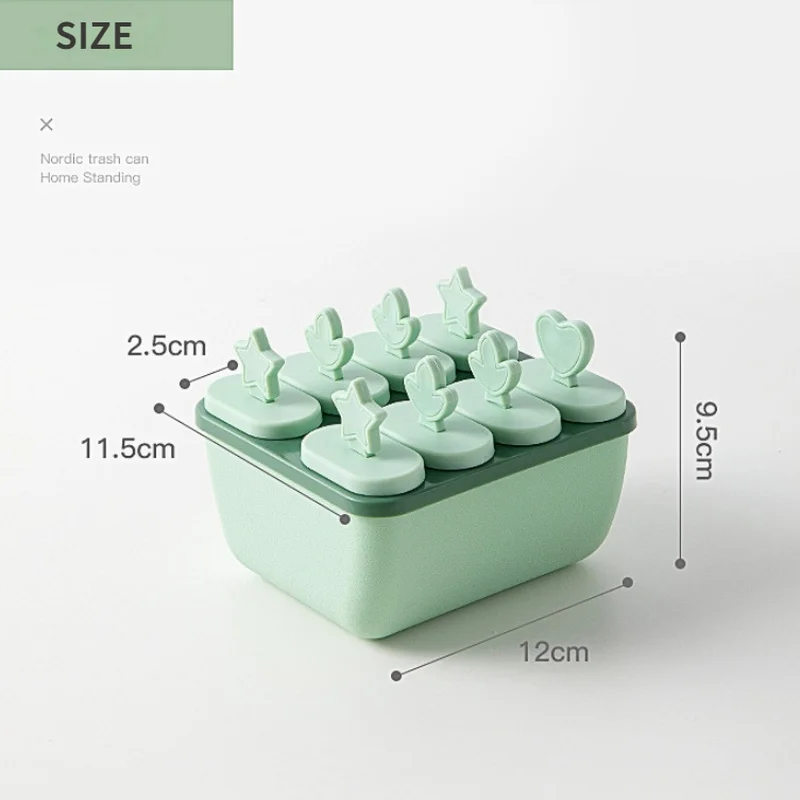 

8 Hole Popsicle Mold Ice Cream Mold Ice Cube Tray Popsicle Bucket DIY Dessert Ice Cream Mold and Popsicle Kitchen Tools