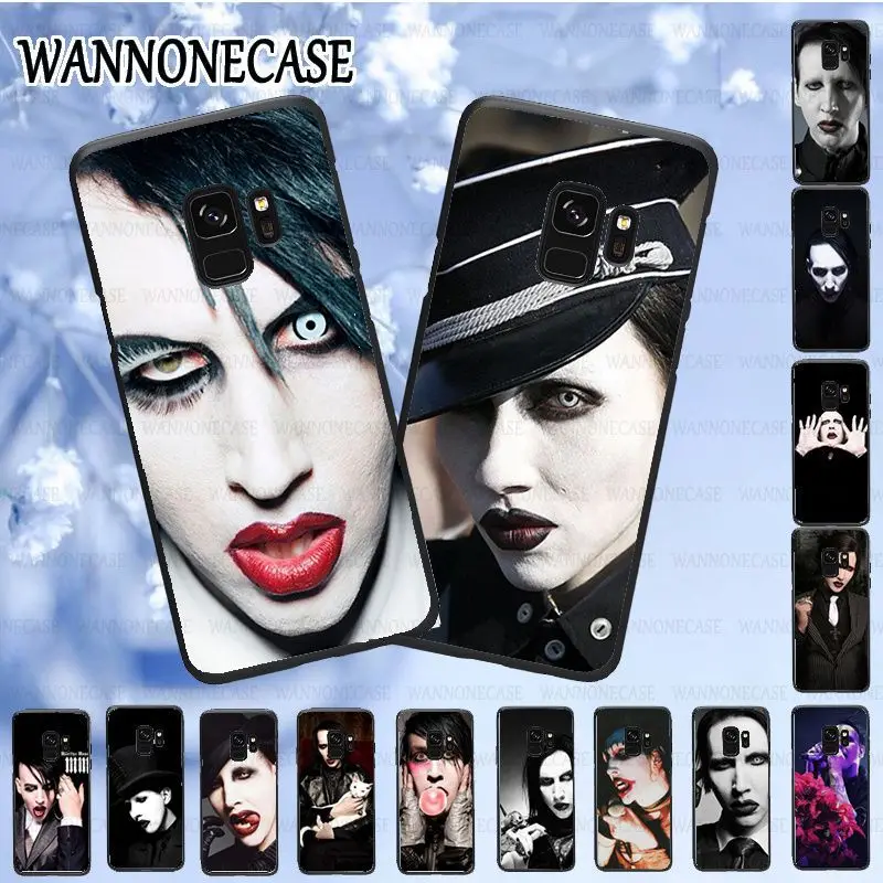 Чехол для телефона samsung galaxy s9plus s10PLUS note8 note9 note10pro S8 S8PLUS Marilyn Manson | Мобильные телефоны