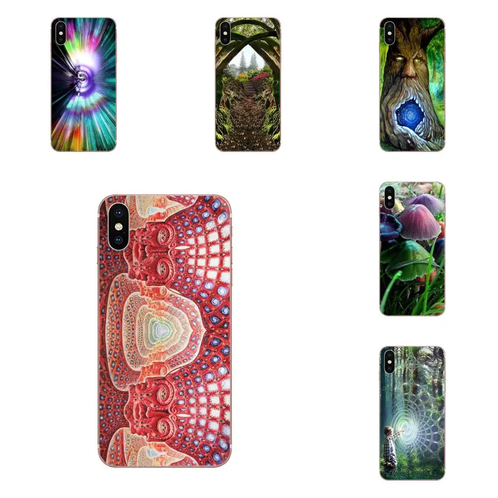 Волшебный психоделический туннель с резиновой ячейкой для HTC U11 Life Capa Plus U 11 U12 |