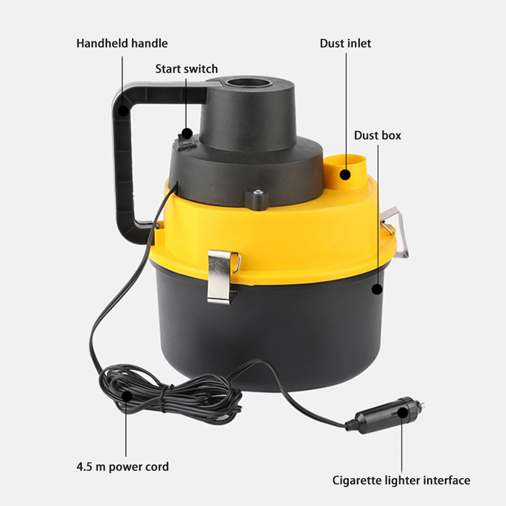 

Portable Car Vacuum Cleaner Multifunctional Wet And Dry Handheld Vacuum Cleaner Car Electronic Equipment Vacuum Cleaner