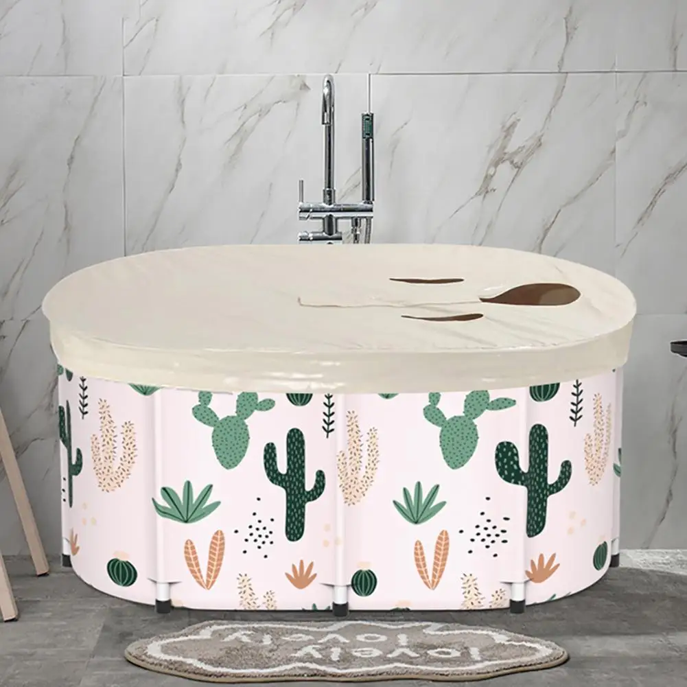 Ванна сауна для взрослых Складная портативная утолщенная цилиндрическая V