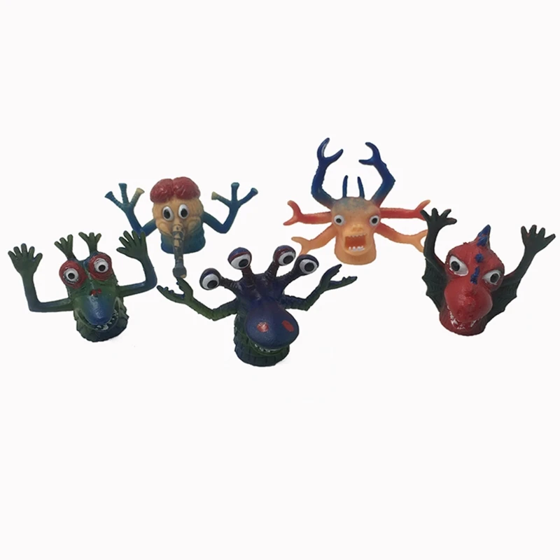 5 Pcs/lots Finger Puppet Mini Monsters Tiny Creative Model with Left Hands and Right for Game Party Childrens Gift | Игрушки и хобби