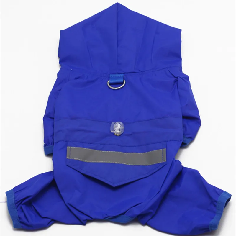 

Dog Raincoat Hoodie Raincoat for Dogs Pet Clothes Dog Raining Coat Pets Rain Proof Clothes Reflective Jumpsuit for Dogs Clothing
