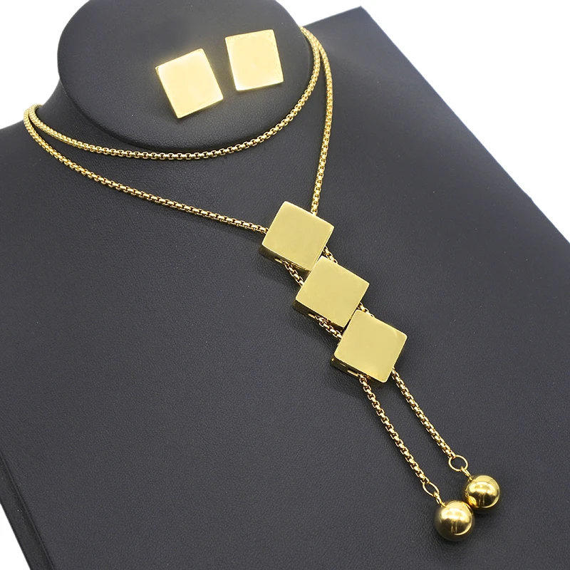 AMUMIU 2021 New Arrival Women Jewelry Set Hot Sale Fashion JS237 | Украшения и аксессуары