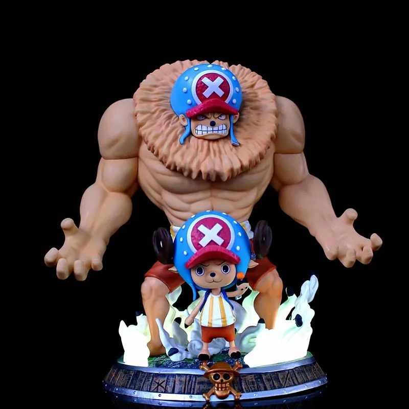 Kaufen 39cm Anime Figur Ein Stück Abbildung GK Tony Chopper Pvc Modell Sammlung Action Figure Über Größe Desktop-Dekoration Spielzeug Abbildung
