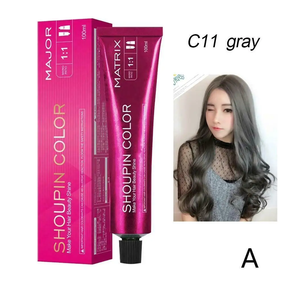 100 мл Мужской Женский Перманентный краситель для волос воск без аммиака