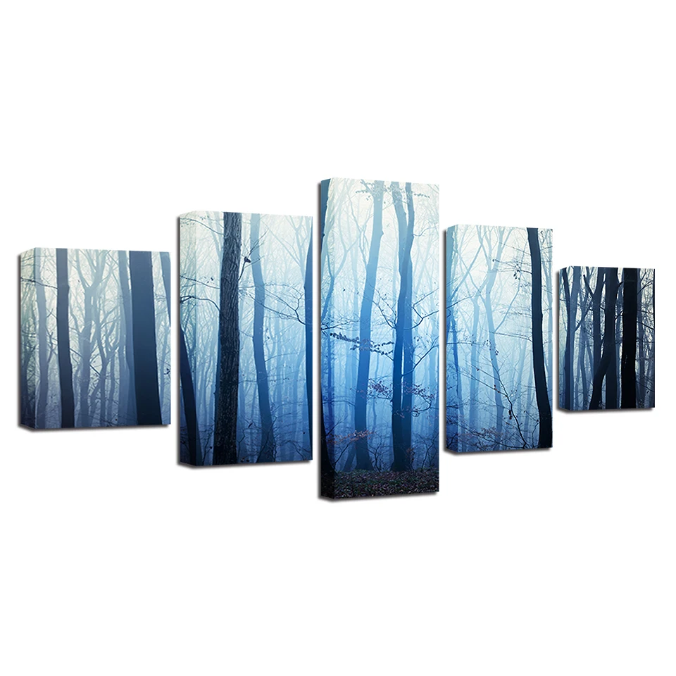 

Modern Art Posters Anime Scenery HD 5 Pieces Decoration for Room Decor Posters Wall Art Wall Paintings Home Decor Anime Poster