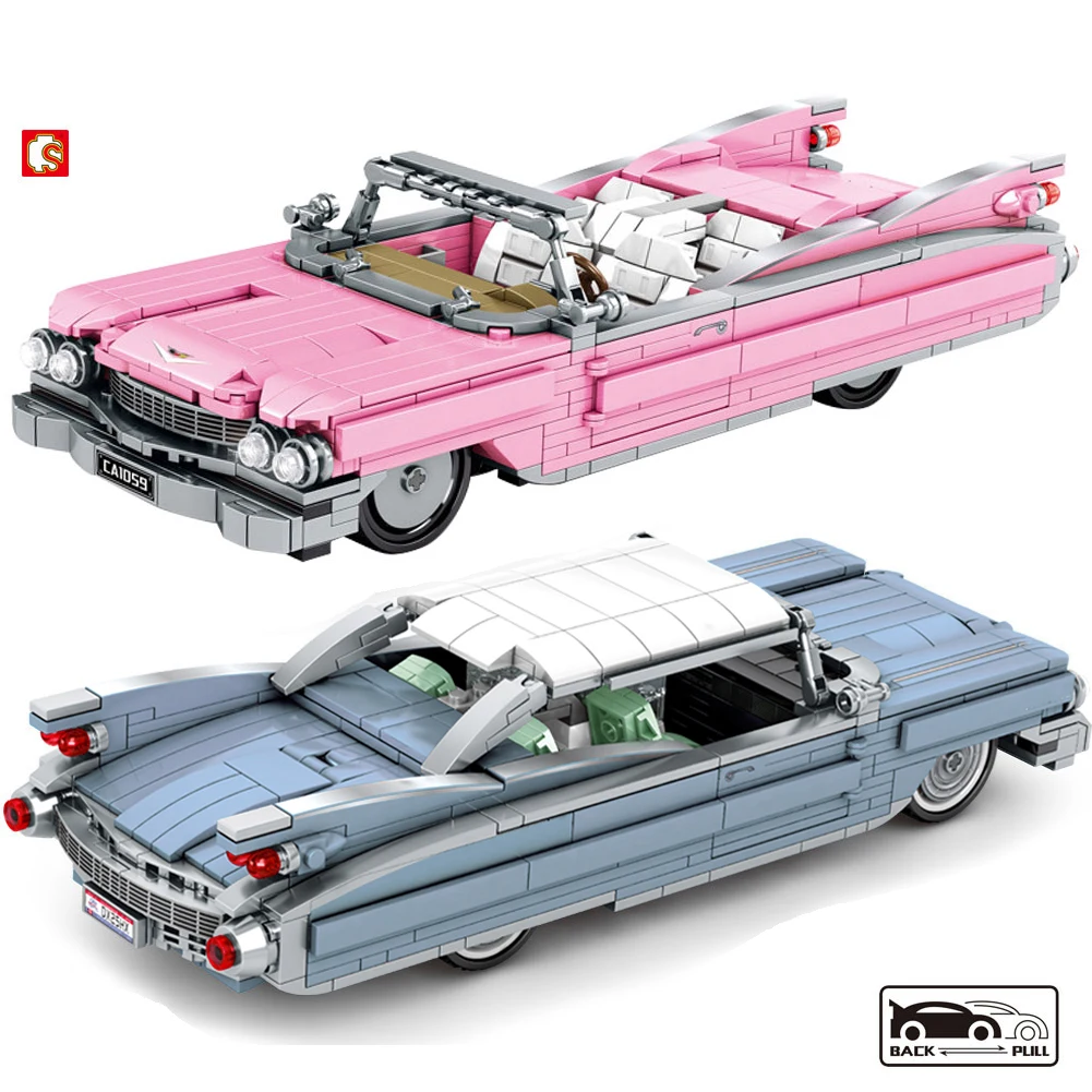 Конструктор SEMBO высокотехнологичный ретро автомобиль кубики Moc классические