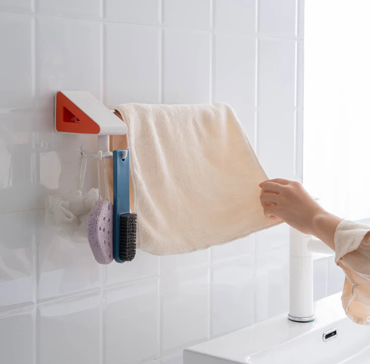 Бытовая многофункциональная кухонная полка настенного типа поворотный крюк