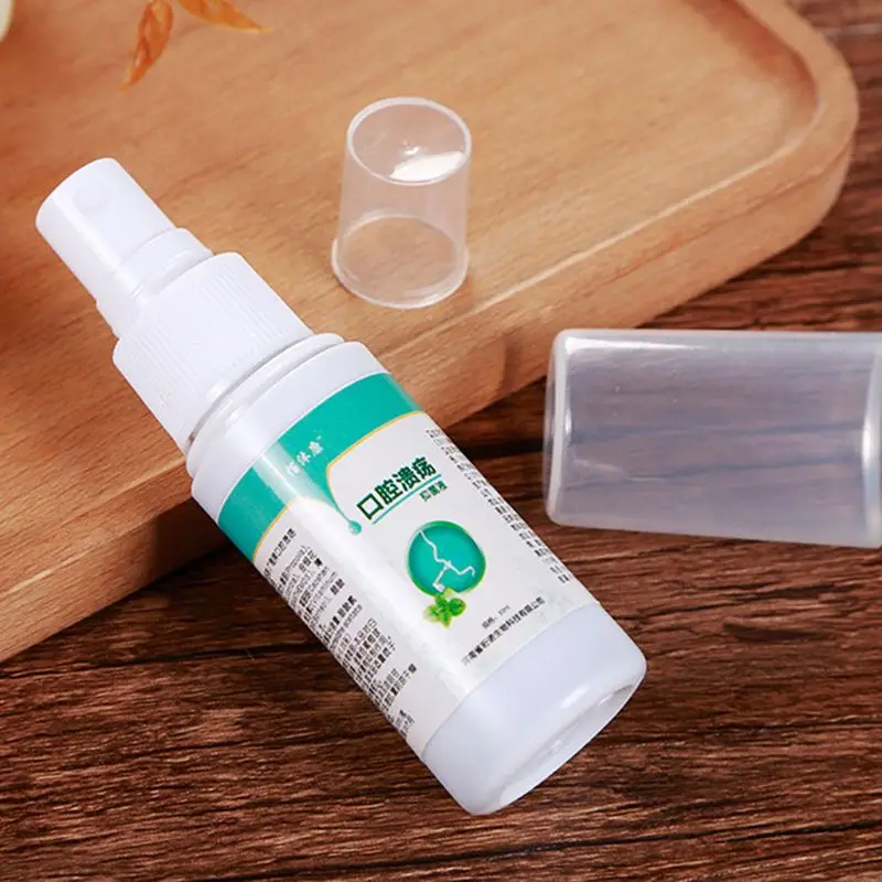 Oral Ulcer Treatment Throat Inflammation Halitosis Breath Pain Relief Cool Fresh Spray for Mouth