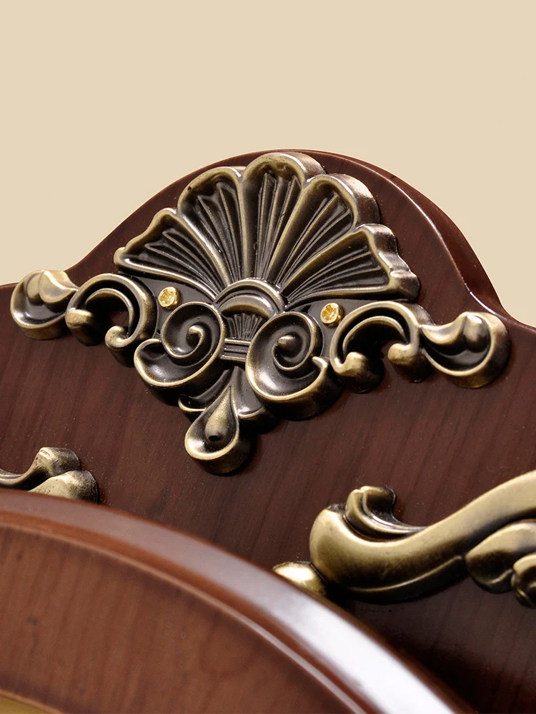 Европейские настенные часы винтажные с маятником Настенный декор Колокольчик