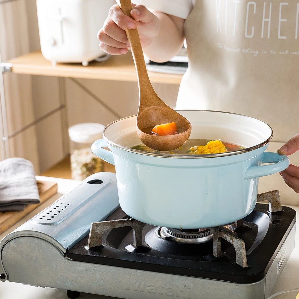 Эмалированная суповая кастрюля MDZF SWEETHOME для приготовления пищи | Дом и сад
