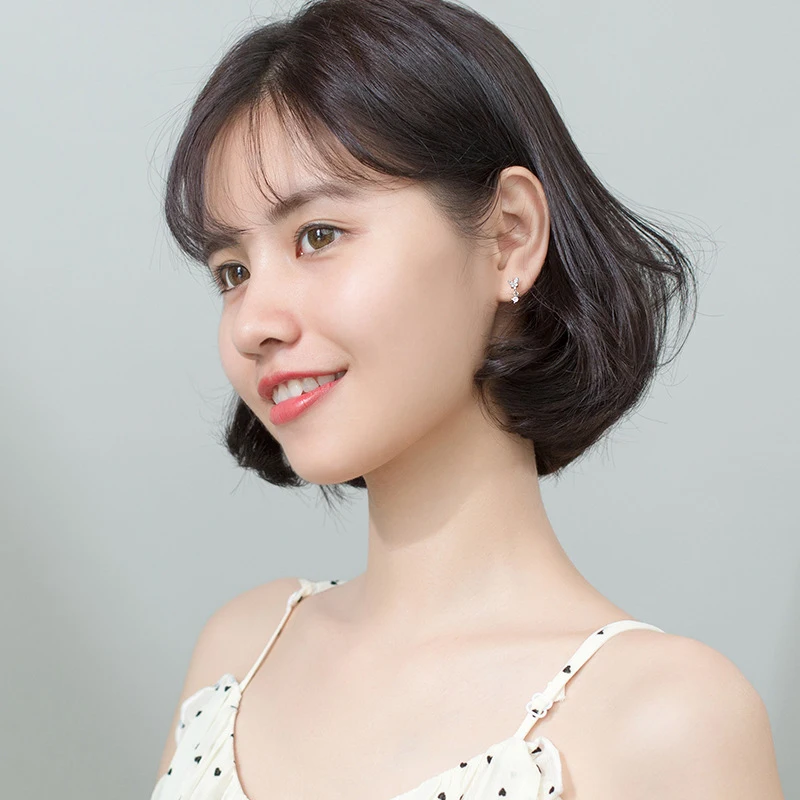 Colusiwei яркие серьги кольца с бабочкой для женщин ослепительно ясно камень CZ