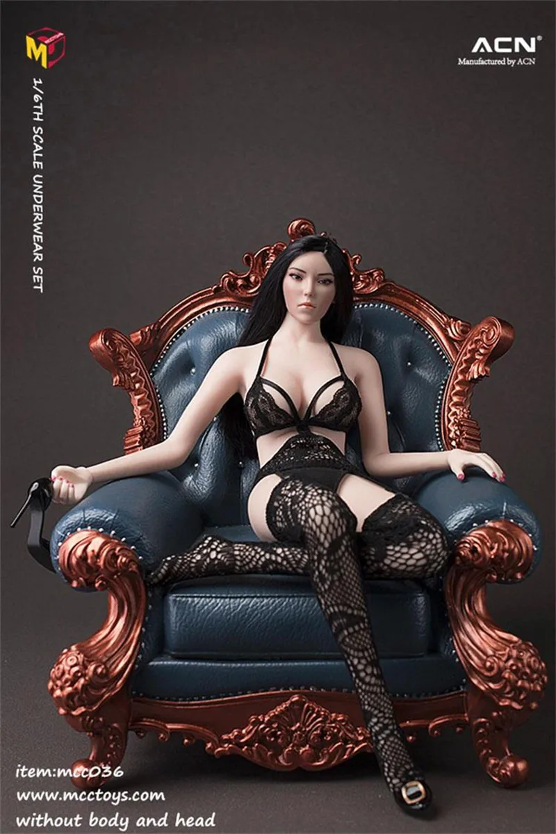1/6 сексуальное кружевное ажурное нижнее белье MCCTOYS подходит для 12 дюймов женская