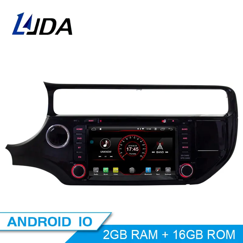 LJDA Android 10,0 автомобильный dvd-плеер для KIA Rio K3 gps навигация 2 Din автомагнитола мультимедиа wifi стерео ips Авто Аудио