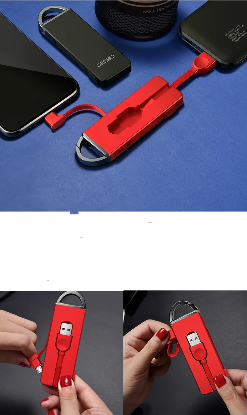 USB кабель для iPhone XS Max X 8 7 6 быстрое зарядное устройство 3 в 1 брелок кабель для Xiaomi samsung huawei Micro USB кабель для мобильного телефона