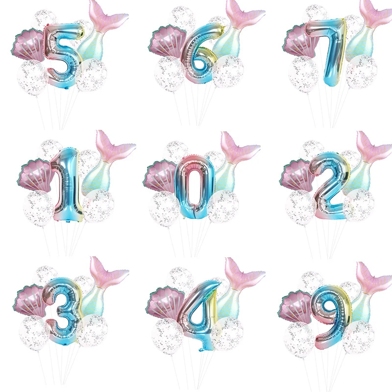 Baby Shower Decorations Balloons Birthday Foil Latex balloons Party Kids 2nd 1st Balloon First | Дом и сад