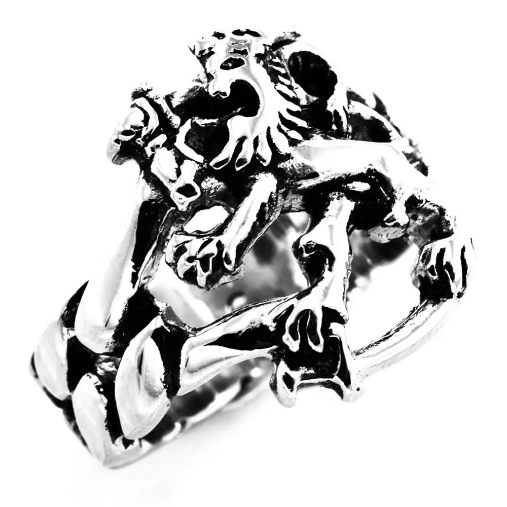 FANSSTEEL из нержавеющей стали ювелирные изделия в Финляндии Leo Lion перстень FSR10W83