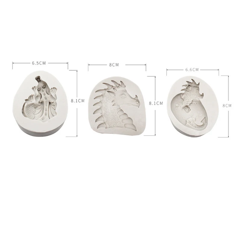 1 шт. силиконовая форма в виде Яйца динозавра для украшения торта | Дом и сад