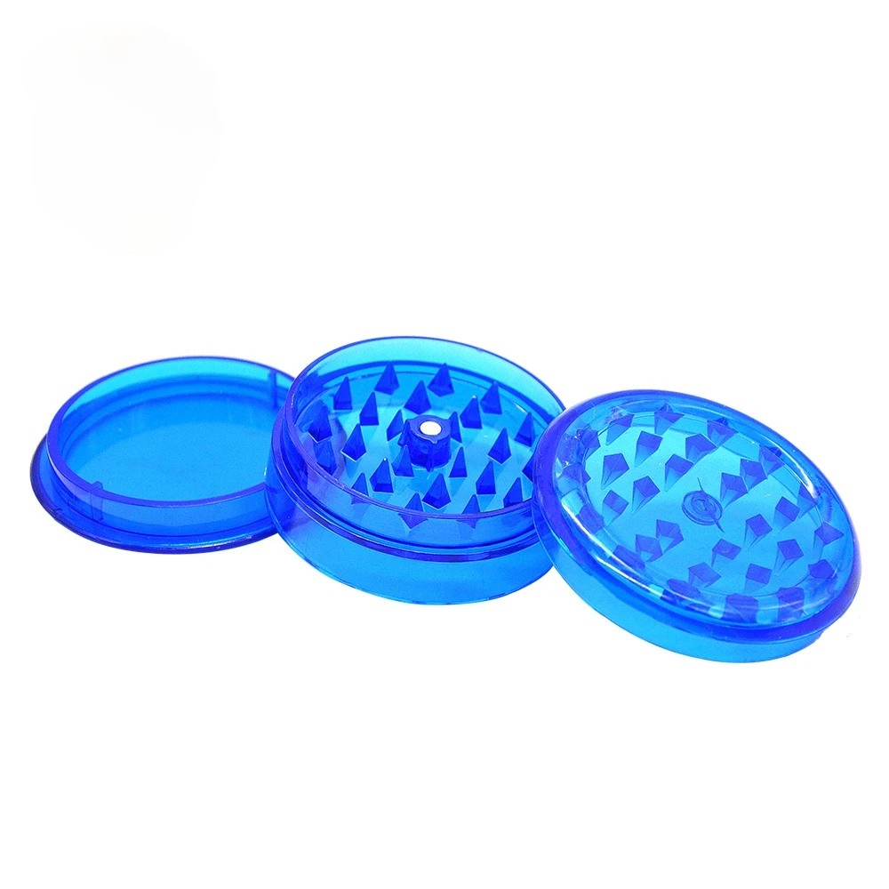 

Plastic Tobacco Grinder 3-Layers Dia.63mm Herb Crusher Herb Grinder With Storage Case Tobacco Spice Crusher Hand Miller