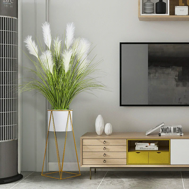 Купить Искусственный тростник 7 головок, букет шелковой луковой травы, большое искусственное дерево, свадебный цветок, пластиковые осенние растен... Купить Искусственный тростник 7 головок, букет шелковой луковой травы, большое искусственное дерево, свадебный цветок, пластиковые осенние растен...