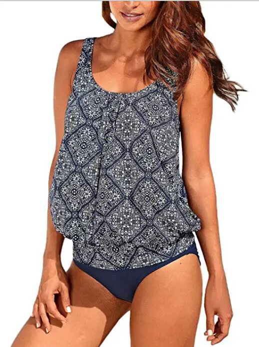 Женский купальник из двух предметов купальник-трикини накидка пляжная одежда