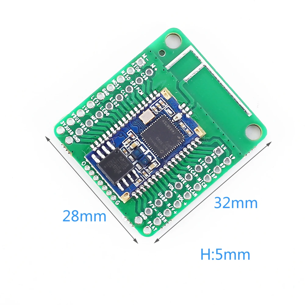 Bluetooth Audio Receiver Module Analog Signal and I2S Output BLE5.0 QCC3003 | Электронные компоненты и