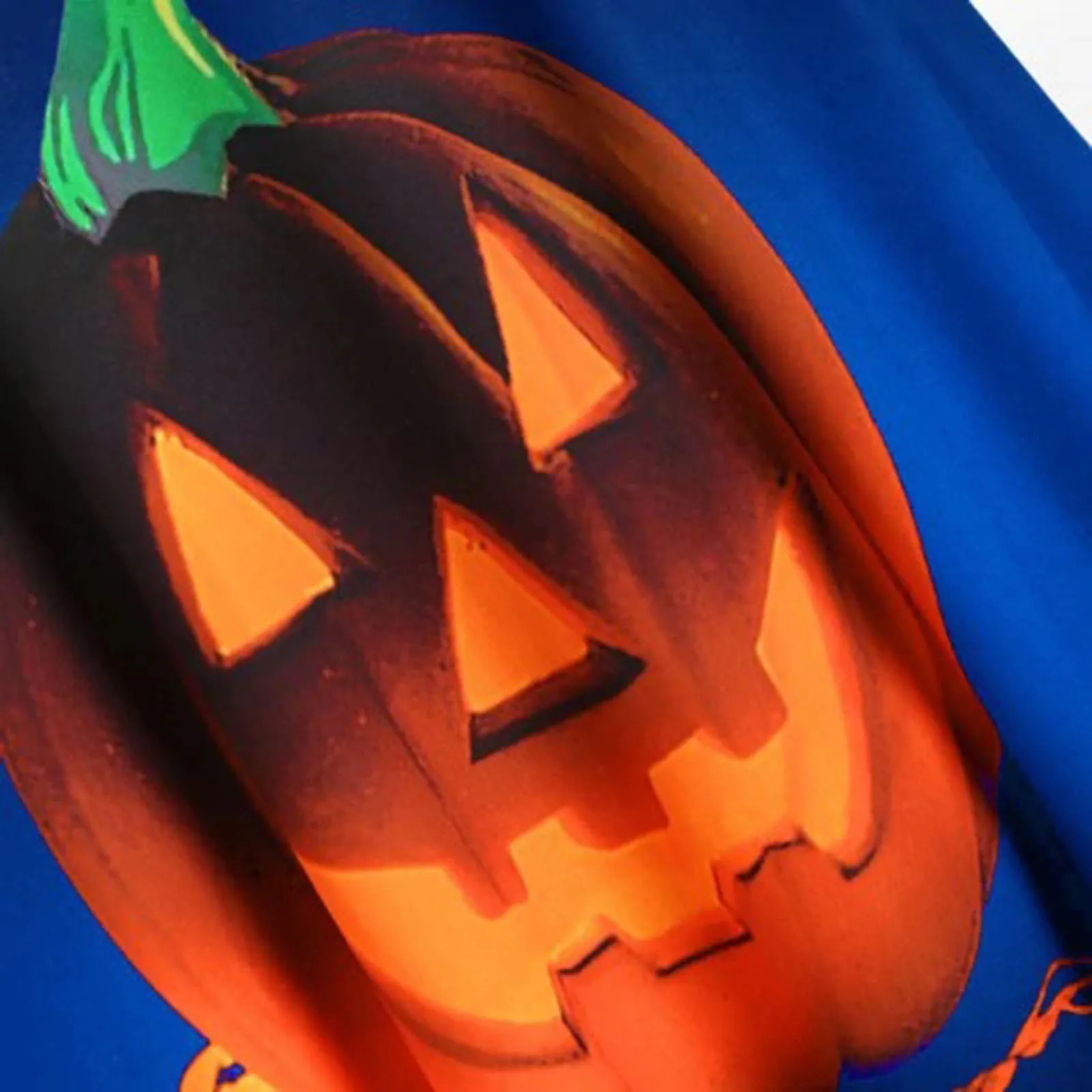 

Women Pumpkin Party Print Dress Halloween Long Sleeve V Neck Vintage Casual Plus Size Dresses vestido corto mujer