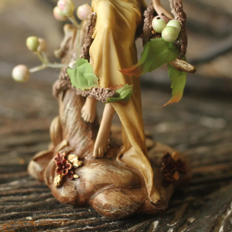 Пасторальные фигурки ангелов в лесу украшения для свадебной комнаты подарок на