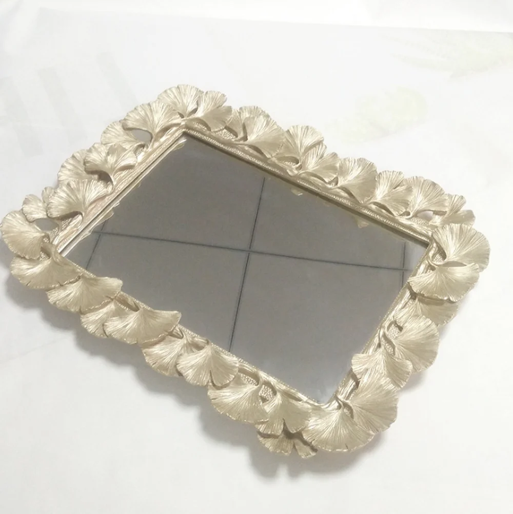 Товары для дома Модные Винтажные каучуковые лотки хранения листьев гинкго