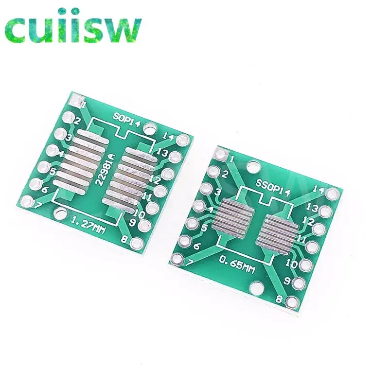 10 шт. TSSOP14 SSOP14 SOP14 перенос на DIP14 IC SMD адаптер преобразователь Плата разъема