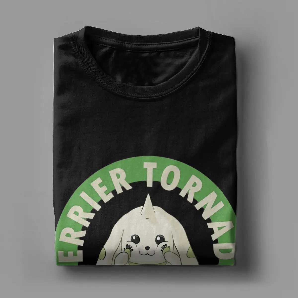 Футболка Terrier Tornado Digimon мужская с круглым вырезом винтажная тенниска из 100% хлопка