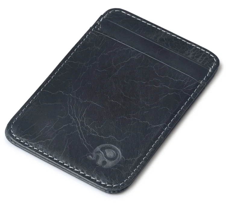 5 держатель для карт из натуральной кожи кредитной Porte Carte Bancaire се кожаная