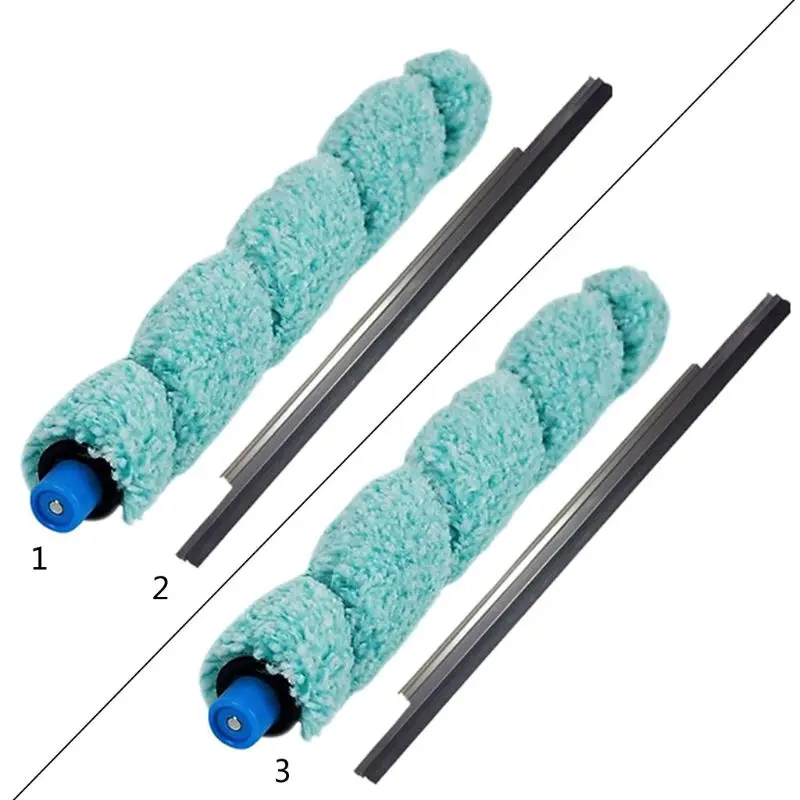 

CPDD Floor Washing Robotic Cleaner Roller Brush Scraper Replacement for Ilife W400 Floor Washing Robot Parts Accessories