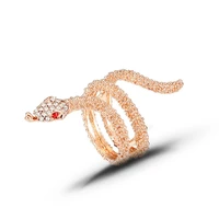 new fashion alloy jewelry european and american creative snake ring