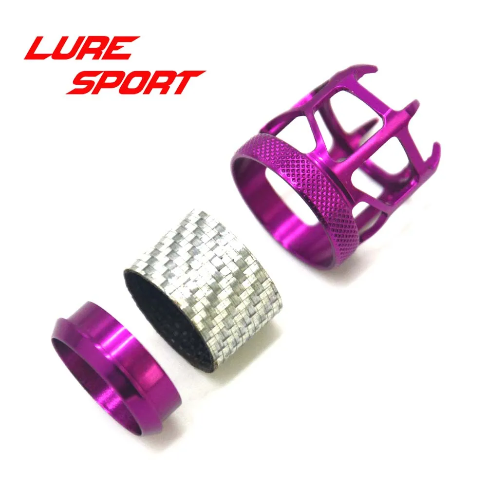 Гайка LURESPORT FUJI KDPS16 6 когтей алюминиевая крышка серебристая углеродная трубка