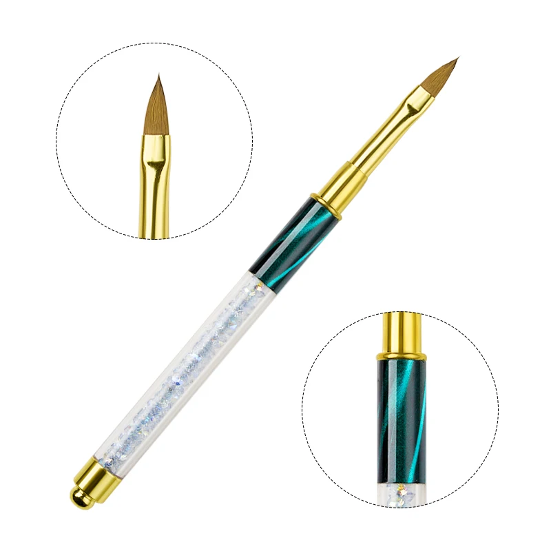 1 шт. УФ гель для ногтей RBAN кисть рисования кошачьими глазами стразы ручка