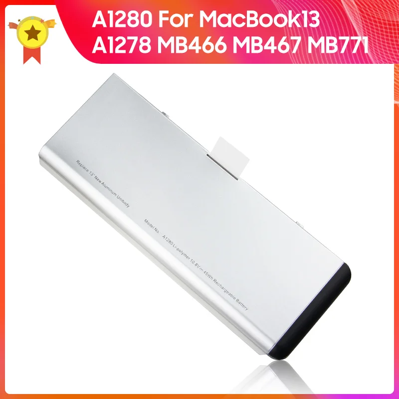 Original Replacement Battery A1280 for MacBook13 A1278 MB771 MB467 MB466 100% Genuine Battery 45Wh +tools